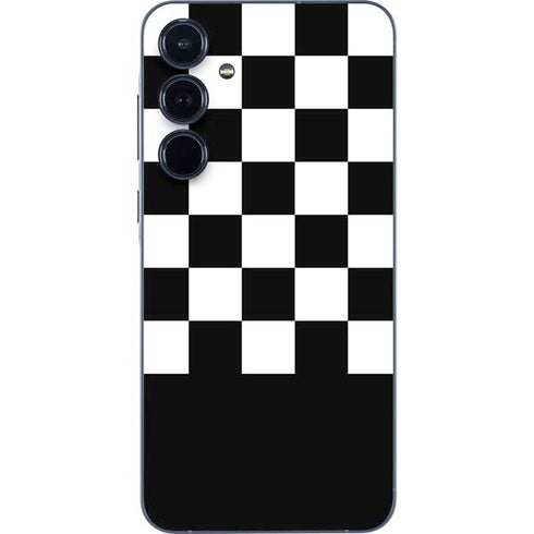 Checkerboard Split Galaxy A35 5G Skin